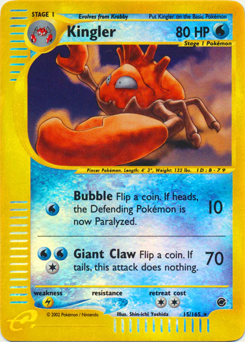 #15 Expedition-Kingler Reverse Holo (LP)