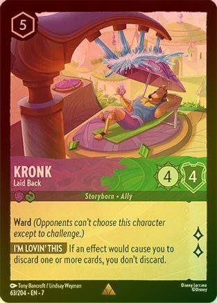 #63 Archazia's Island- Kronk: Laid Back (Foil)