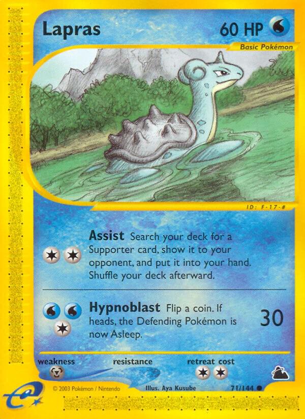 #71 Skyridge- Lapras (non-holo) (LP)