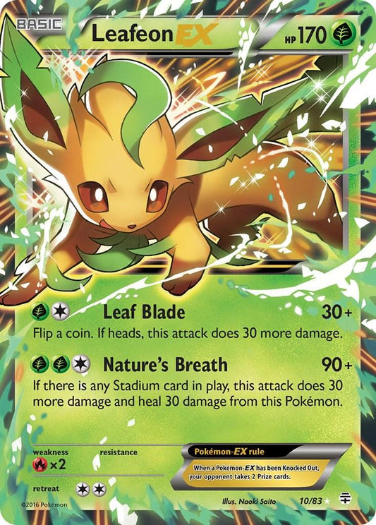 #10 Generations- Leafeon EX (MP)