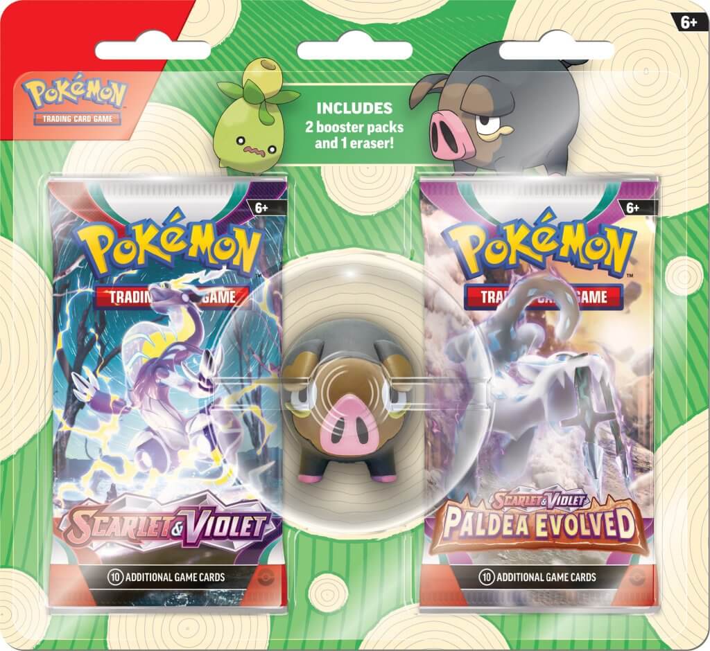 Pokemon Back to School Eraser Blister 2023