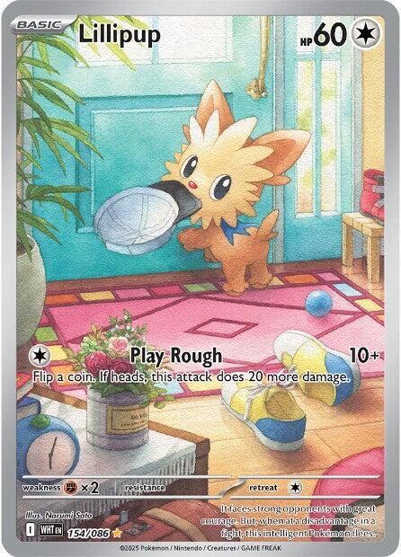 #154 White Flare- Lillipup