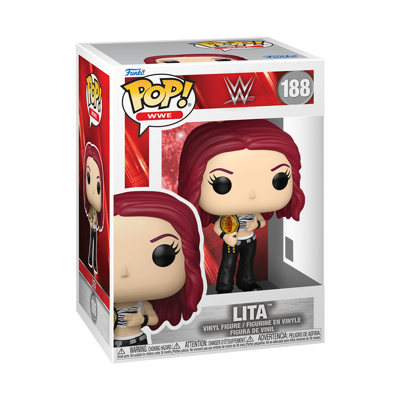 #188 Lita With Championship Belt Funko Pop