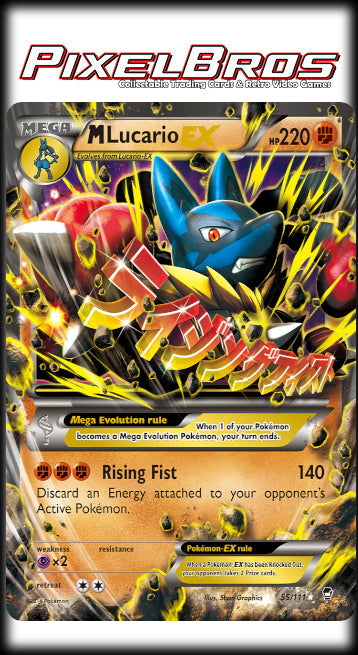 #55 Furious  Fists- M Lucario EX (LP)