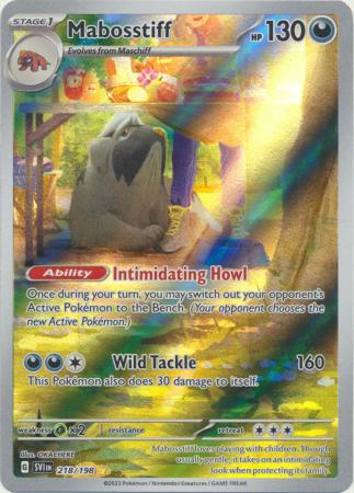 #218 Scarlet & Violet Base Set- Mabosstiff