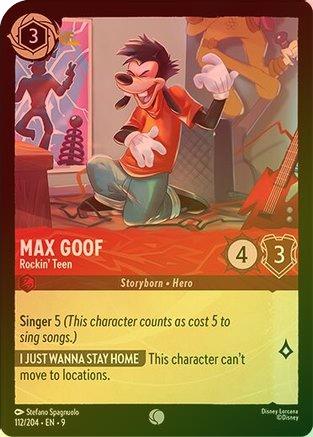 #112 Fabled- Max Goof (Rockin Teen) (Foil)