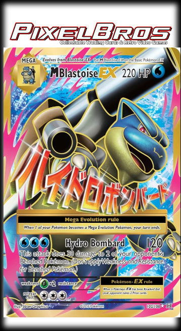 #102 XY Evolutions- M Blastoise EX (LP)