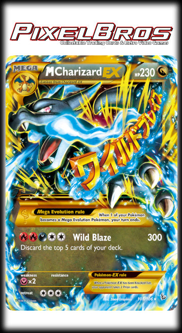 #69 Flash Fire - M Charizard EX (MP)