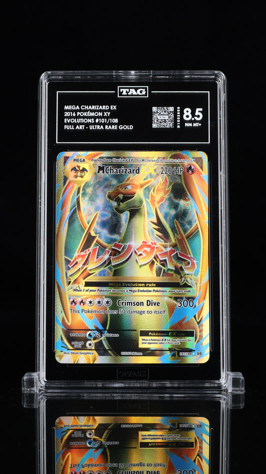 Mega Charizard EX- #101 Evolutions- TAG 8.5