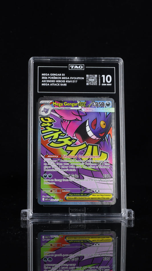 #269 Mega Gengar Ex- Ascended Heroes- TAG 10