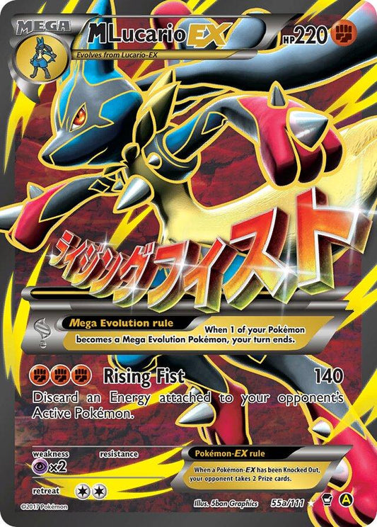 #55a Furious Fists- Mega Lucario EX(LP)