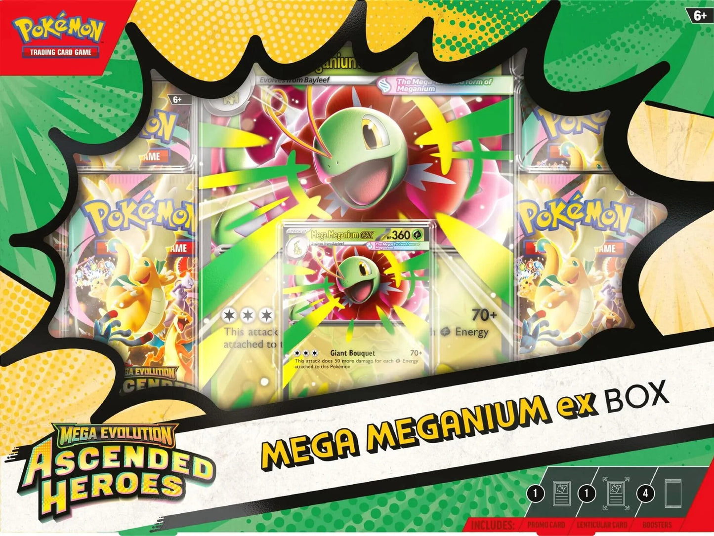 Ascended Heroes Mega Meganium/ Feraligtr/ Emboar Ex Box