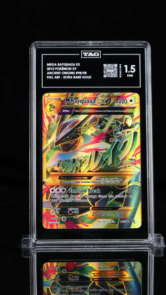 Mega Rayquaza EX- #98 Ancient Origins- TAG 1.5