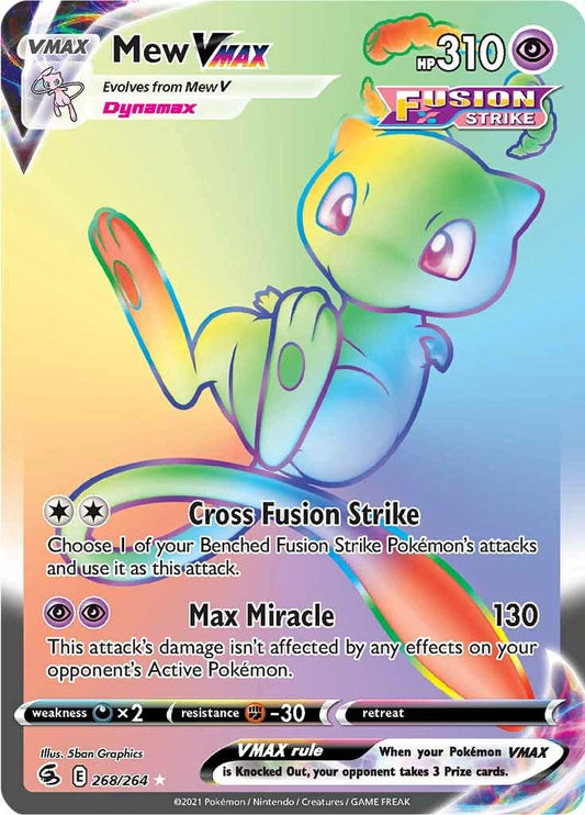#268 Fusion Strike- Mew Vmax