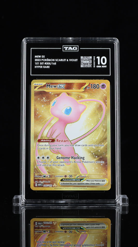Mew Ex- #205 Scarlet & Violet 151- TAG 10