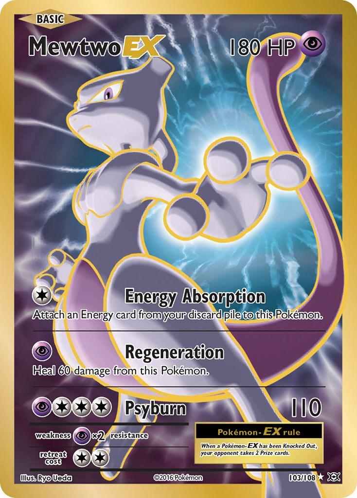 #103 Evolutions- Mewtwo EX(LP)