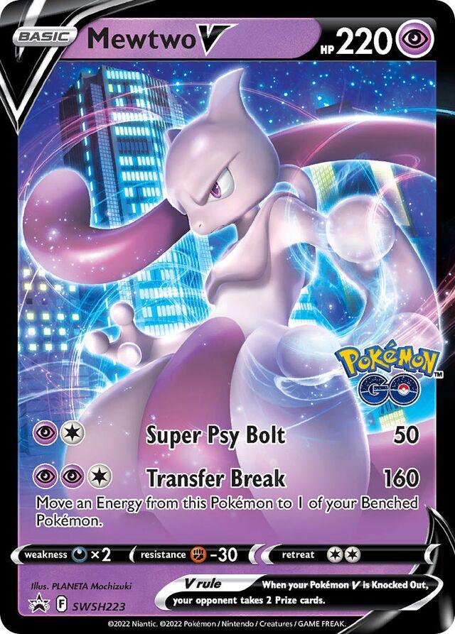 #SWSH223 Sword & Shield Promos - Mewtwo V (LP)