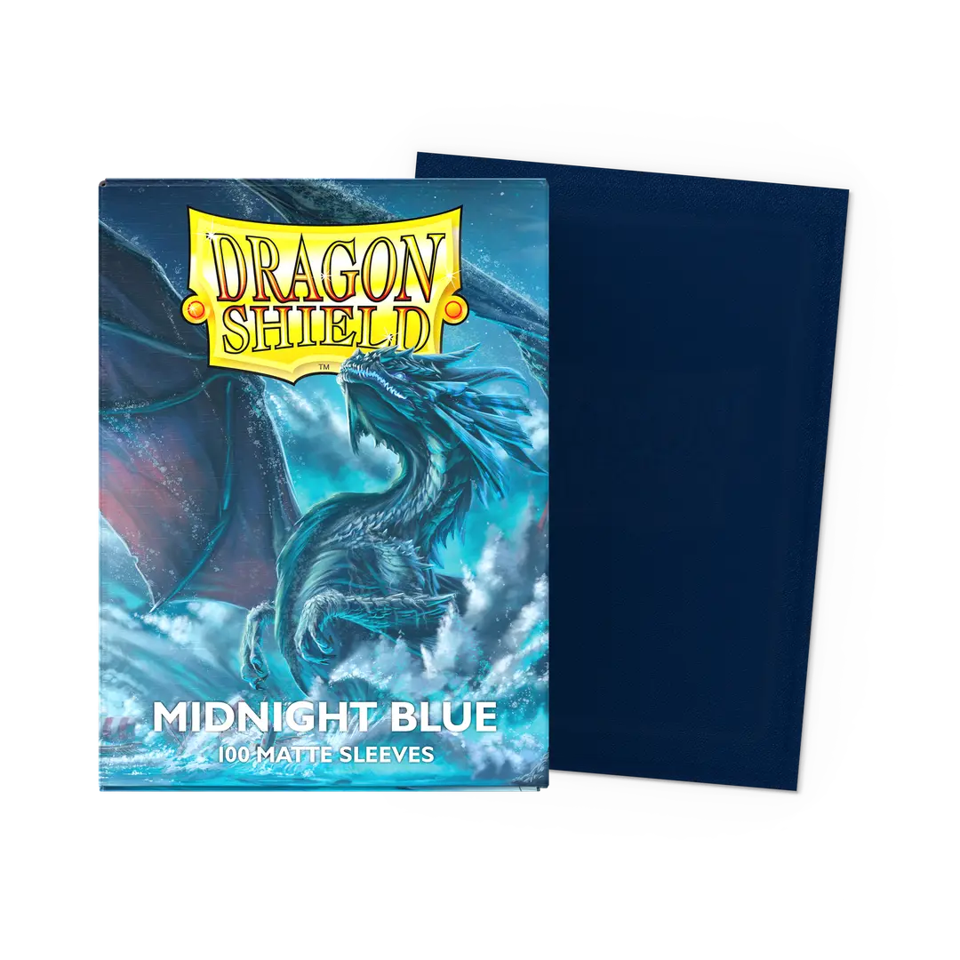 Dragon Shield Matte Midnight Blue Sleeves- 100 count