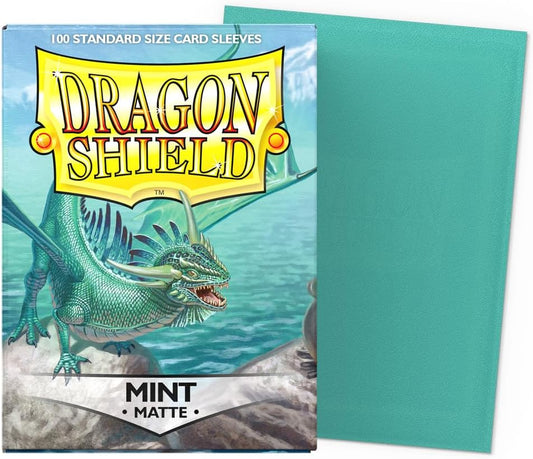 Dragon Shield Mint Matte Sleeves- 100 count