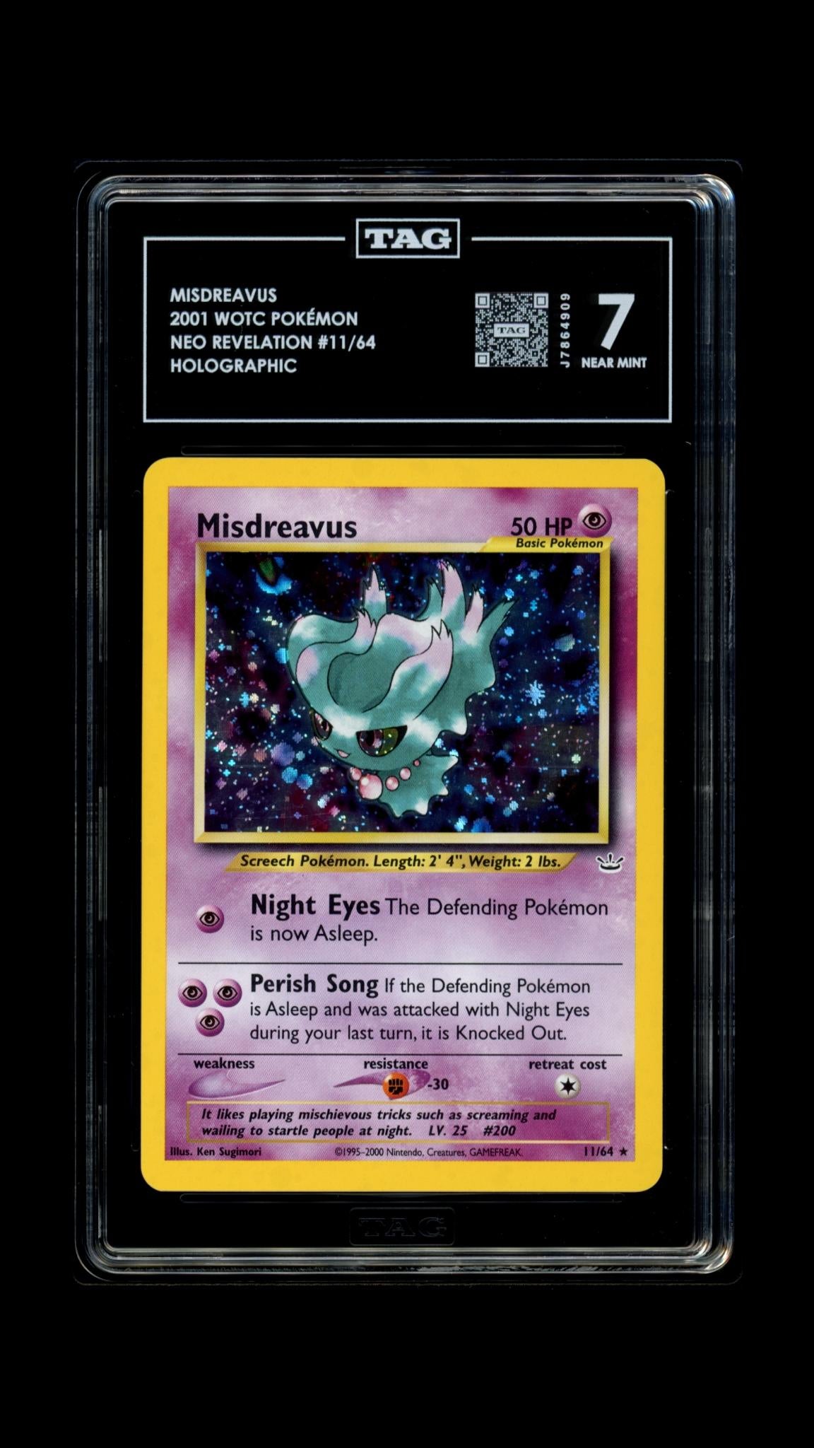 Misdreavus(Holo)- #11 Neo Revelation- TAG 7