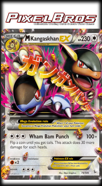 #79 Flashfire- M Kangaskhan EX (MP)
