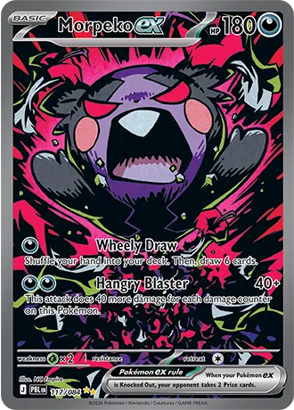 #117 Pitch Black- Morpeko Ex