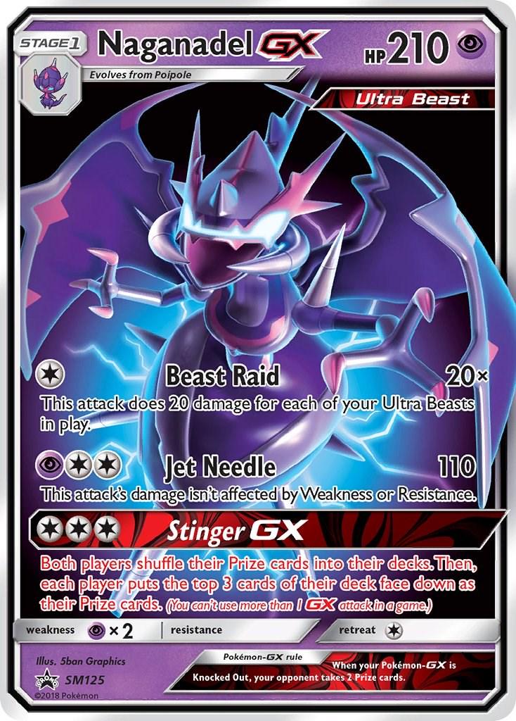 #SM125 Sun & Moon Promos- Naganadel GX (Sealed)