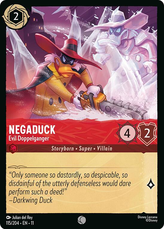 #115 Winterspell- Negaduck: Evil Doppelganger (Foil)