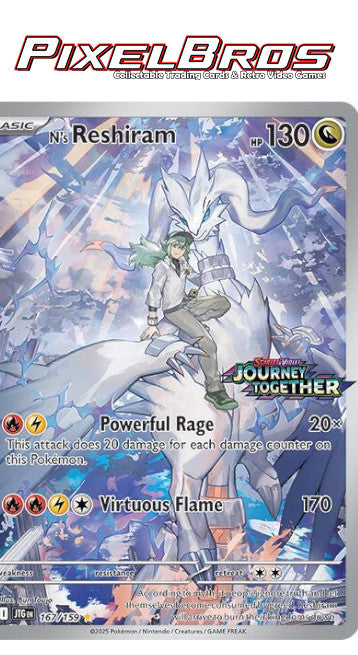#167 Journey Together - N's Reshiram(Stamped) (Not Sealed)