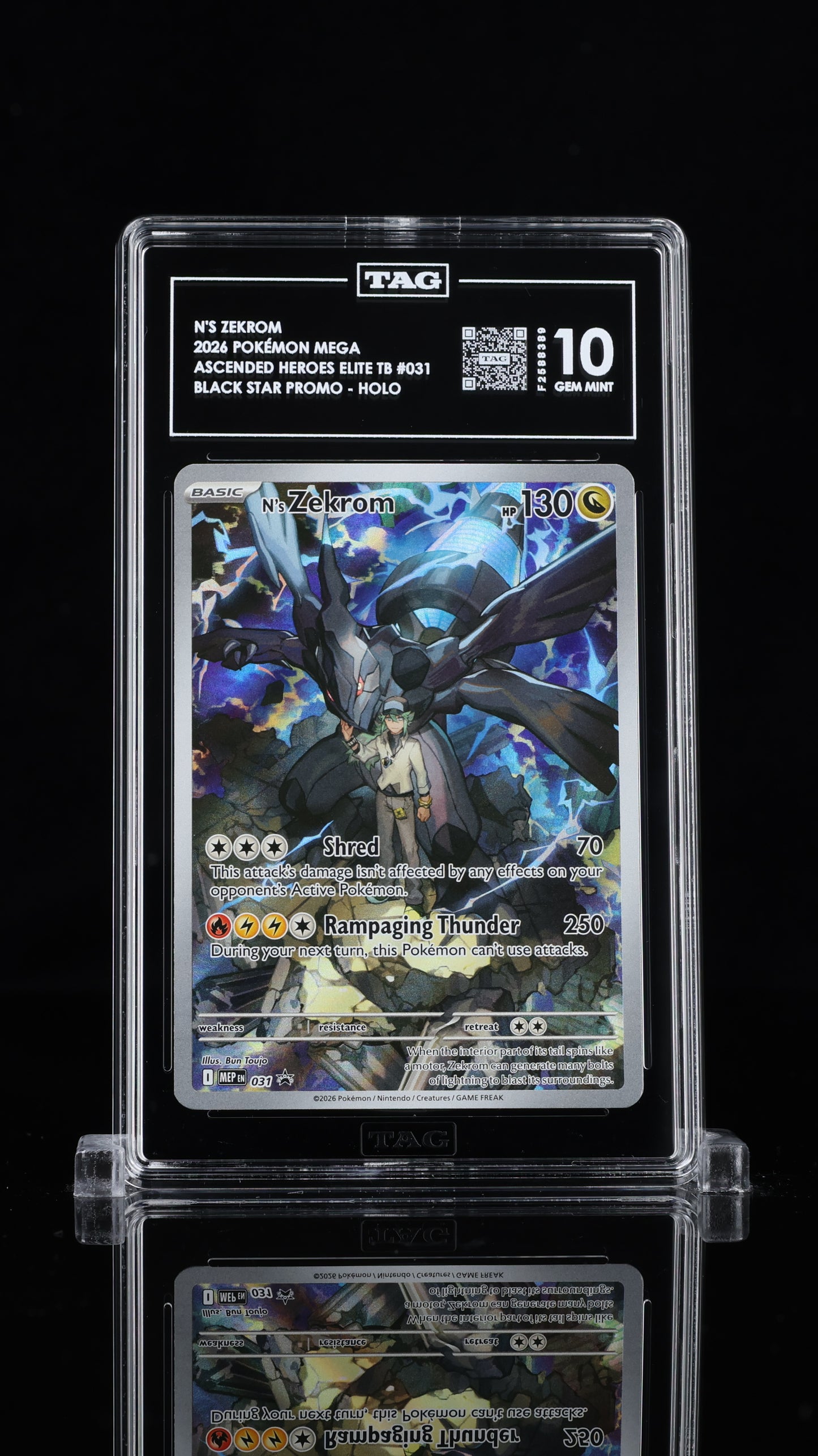 N's Zekrom- #31 Mega Evolution Promos- TAG 10