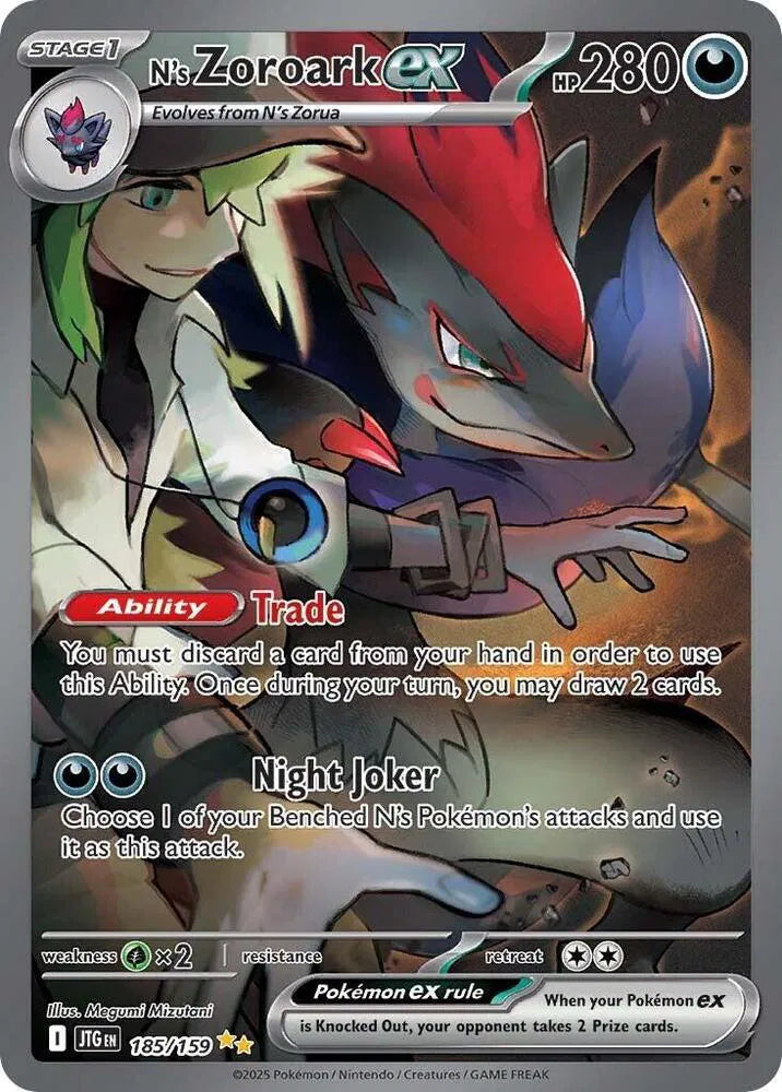 #185 Journey Together- N's Zoroark EX