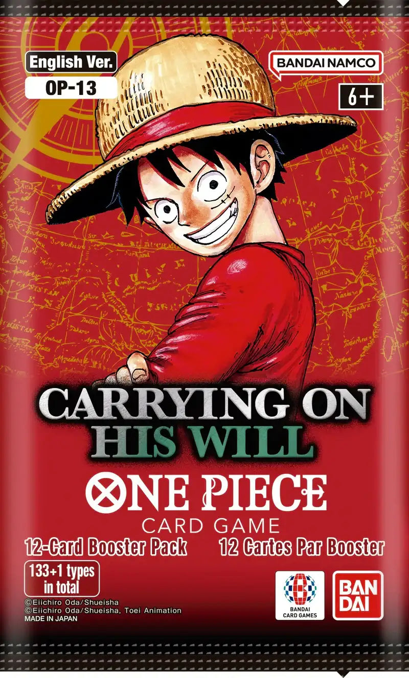 One Piece - OP-13- Carrying on His Will Booster Pack *Releases Nov.7/25.*