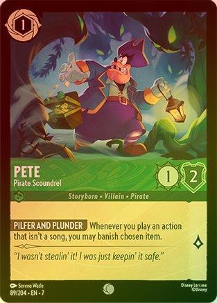 #89 Archazia's Island- Pete: Pirate Scoundrel(Foil)