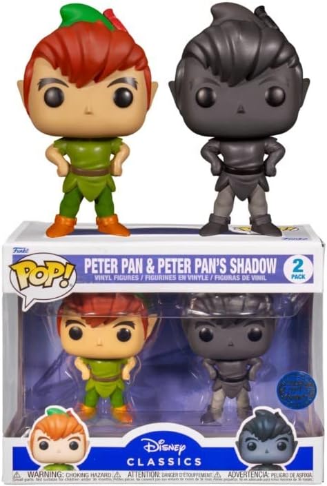 Funko Pop Peter Pan & Peter Pan's Shadow 2pk