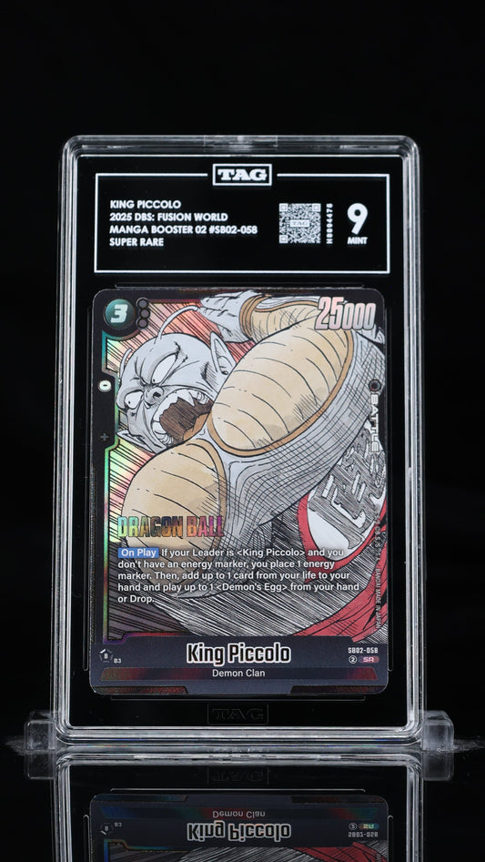 King Piccolo #SB02-058- DBS: Fusion World Manga Booster 2- TAG 9