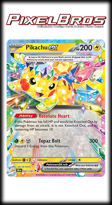 #57 Surging Sparks- Pikachu EX