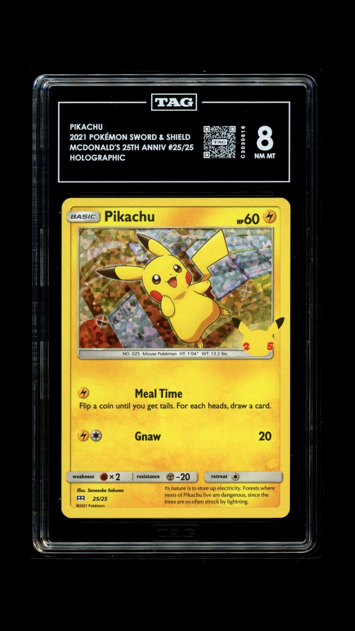 #25 Pikachu  - McDonald's 25th Anniversary- TAG 8