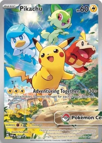 #27 Scarlet & Violet Promos- Pikachu (Pokemon Center)