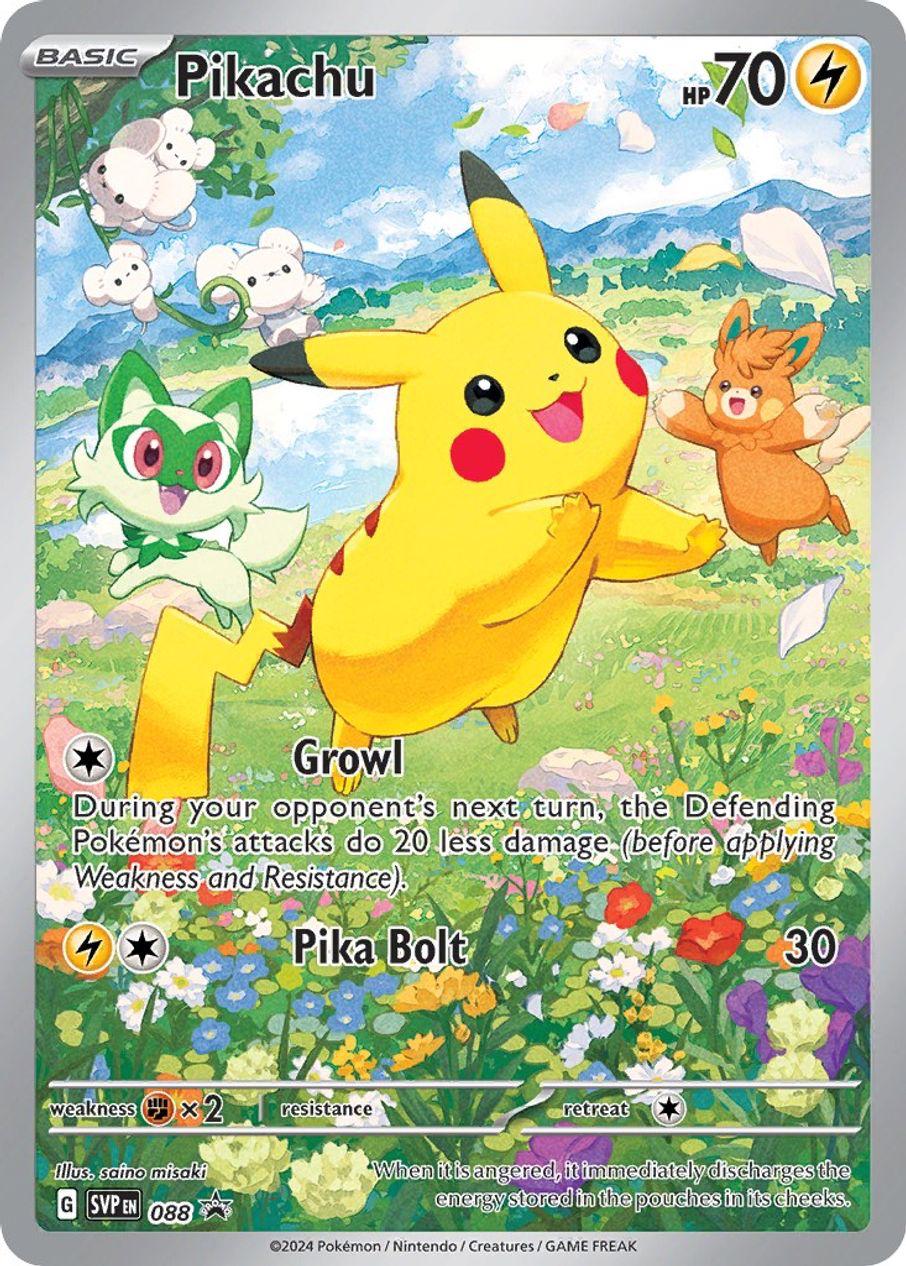 #88 SVP Scarlet & Violet Promos- Pikachu(MP)