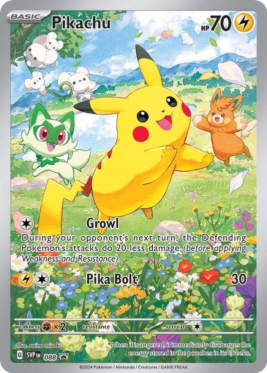 #88 SVP Scarlet & Violet Promos- Pikachu(MP)