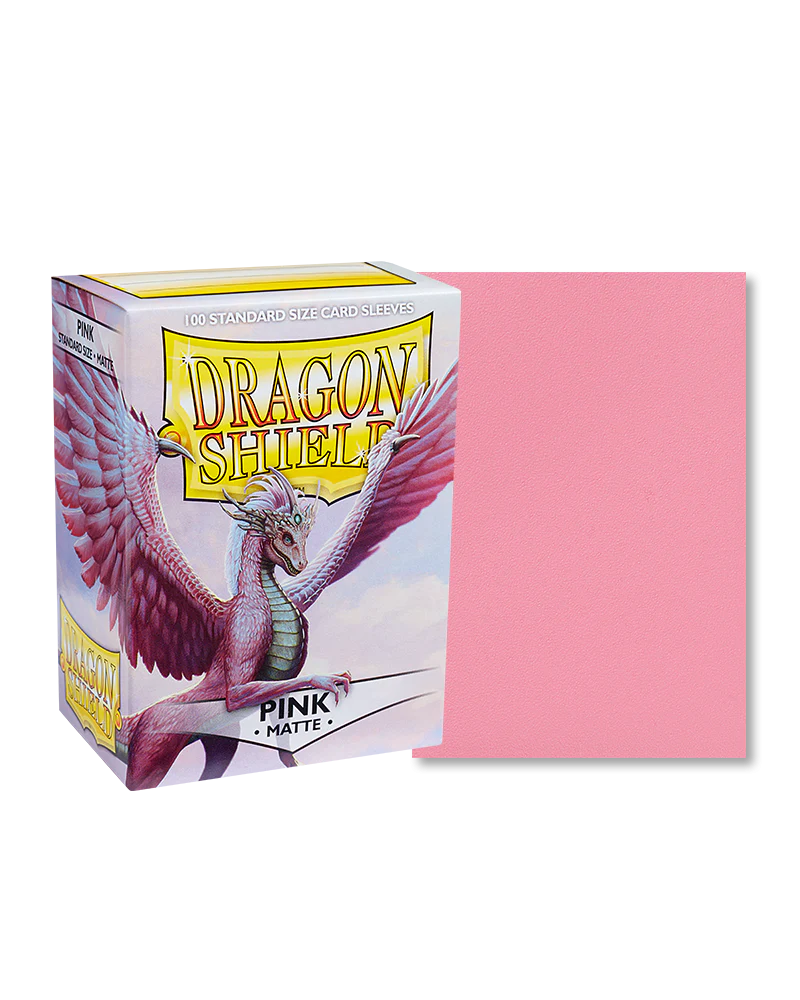 Dragon Shield Sleeves Matte Pink 100 count
