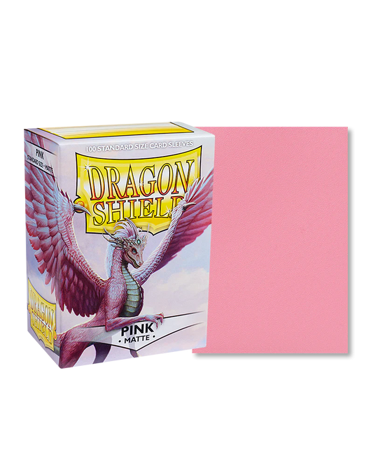 Dragon Shield Sleeves Matte Pink 100 count
