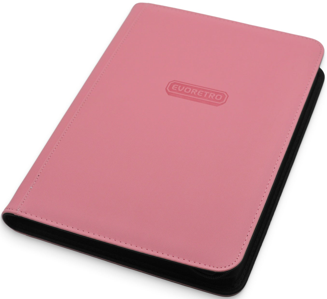 Evoretro Premium Zip Binder 360 Cards- Pink