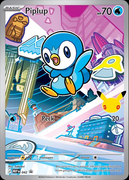 #42 Mega Evolution Promos- Piplup