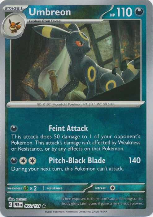 #59 Prismatic Evolutions- Umbreon (Pokeball)