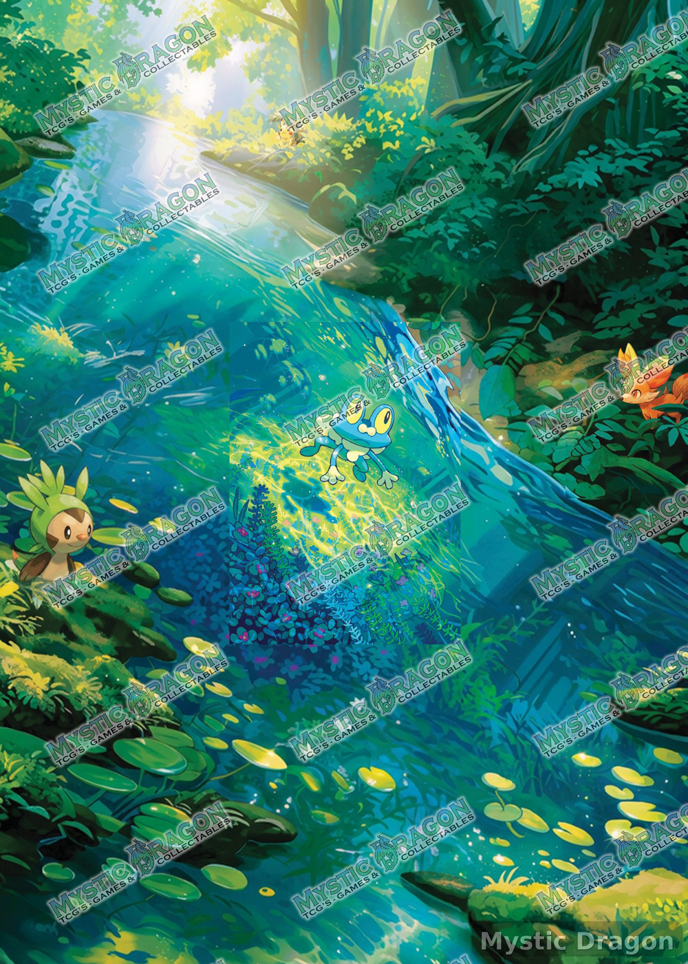 Mystic Dragon 9-pocket extended art binder page preview