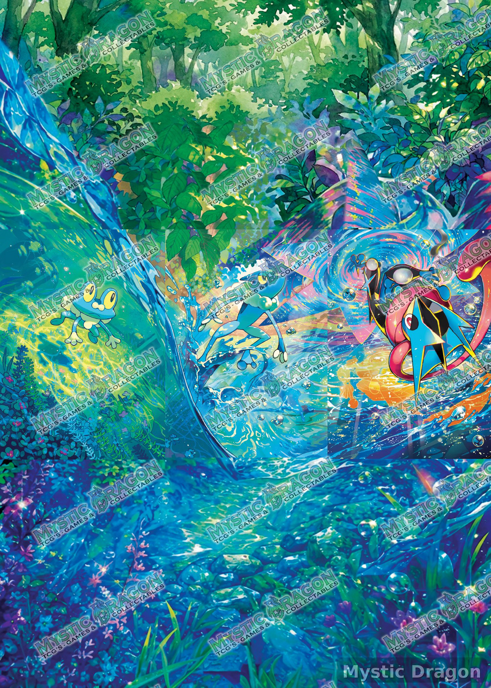 Mystic Dragon 9-pocket extended art binder page preview