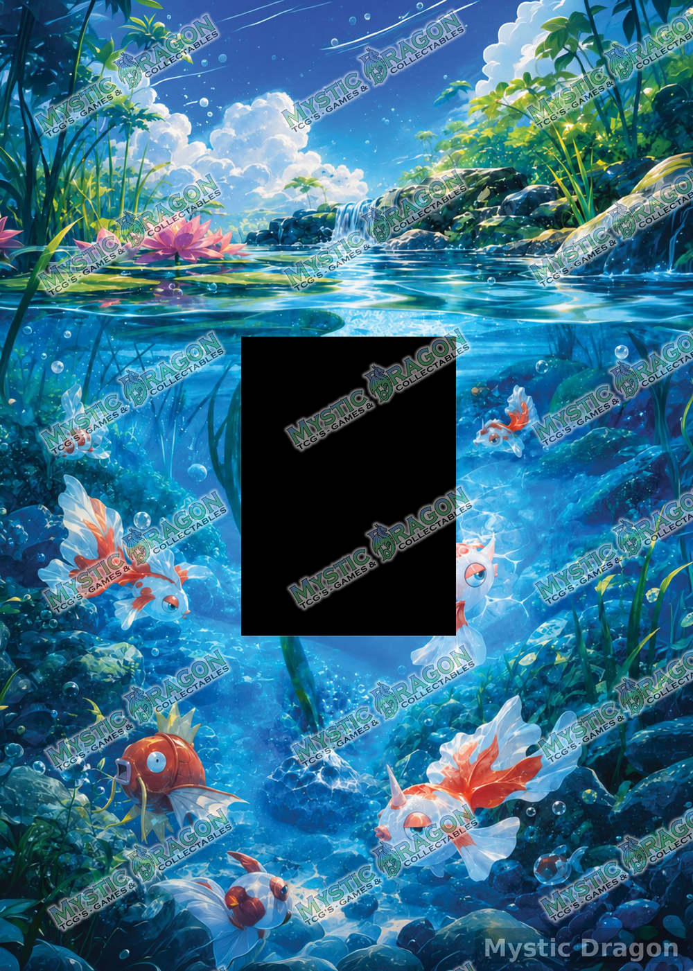 Mystic Dragon 9-pocket extended art binder page preview