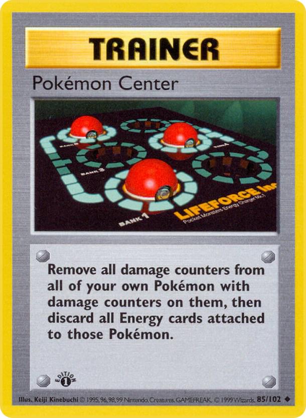 #85 Base Set 1st Edition- Pokemon Center (LP)