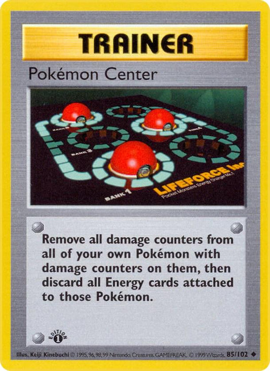 #85 Base Set 1st Edition- Pokemon Center (LP)